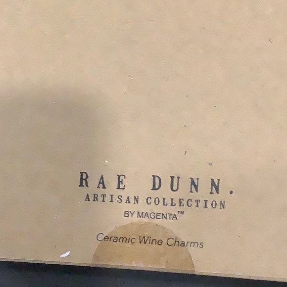 Rae DunnCeramic Wine Charms New - Picture 2 of 4